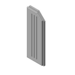 Žárobetonová deska zadní pravá KV IMPRESSION C 3g L 74.51.37.24 